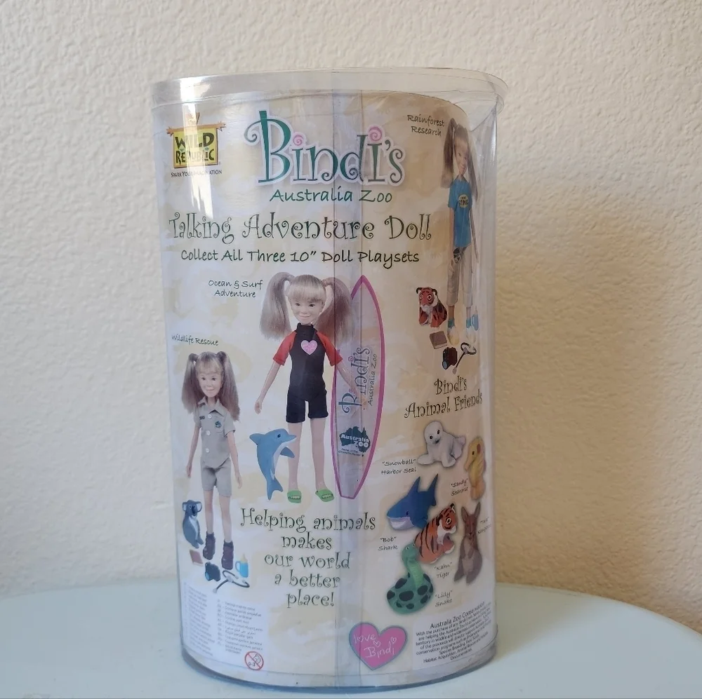 Bind Irwin Australia Zoo Talking Wildlife Rescue Doll